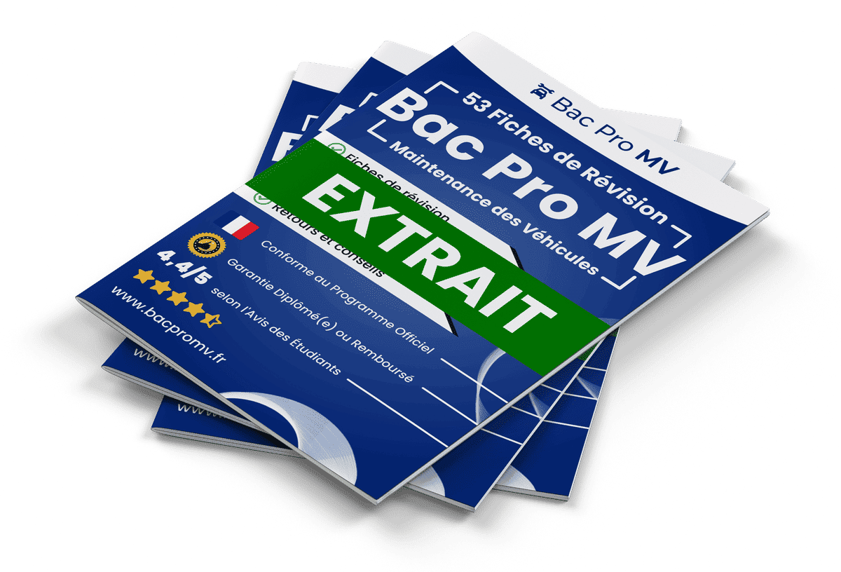 Extrait Fiches Révision gratuites Bac Pro MV